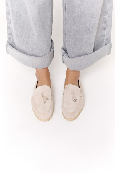 Лофери Soft Beige Бежеві Лофери Soft Beige Бежеві