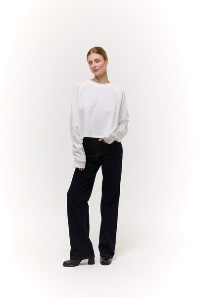 Лонгслів базовий oversize Білий