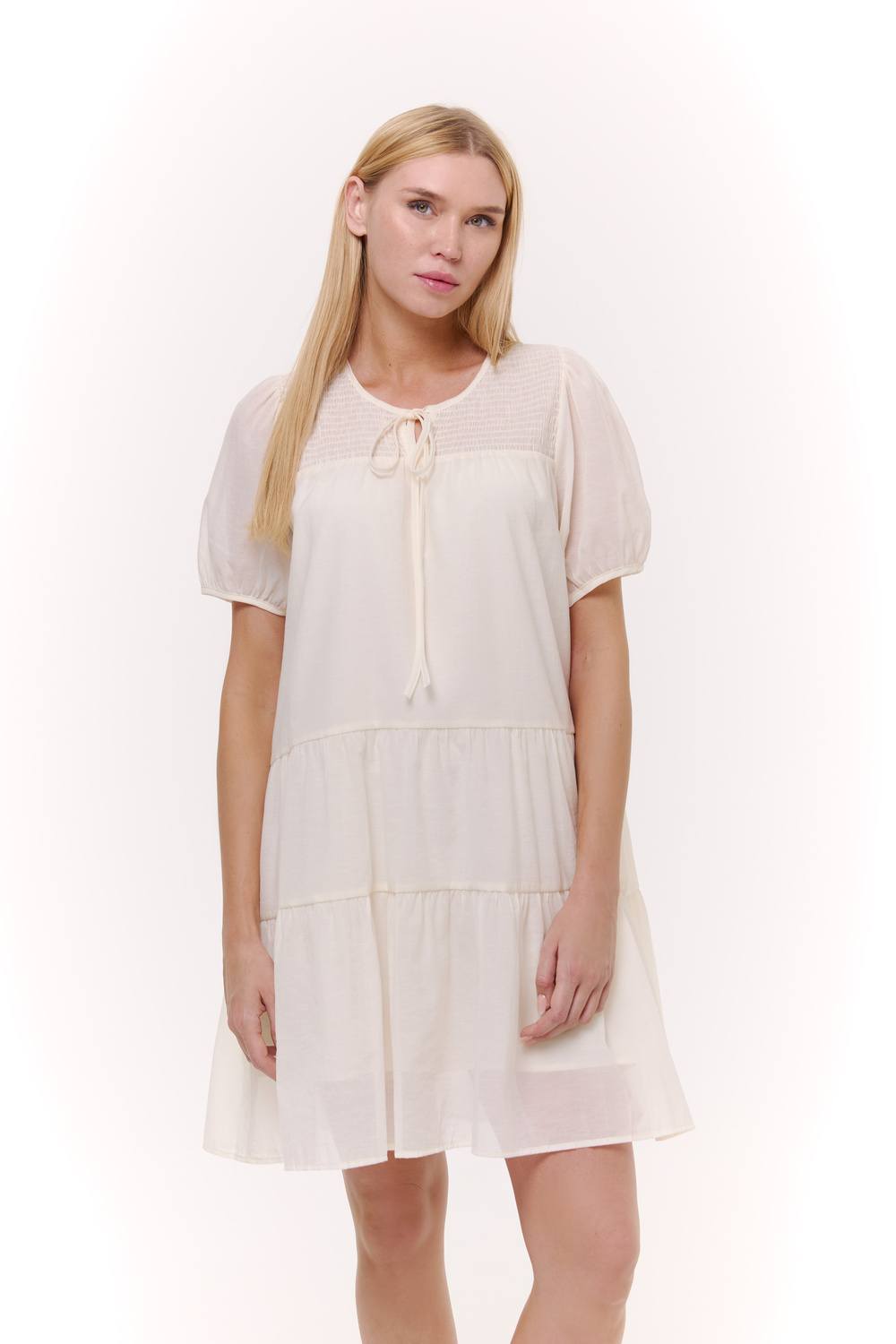 Сукня міні Молочна
